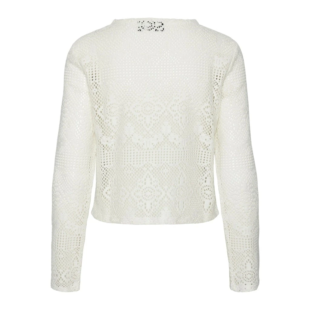 Pieces Dame Cardigan PCKADDI - Cloud Dancer - Billede 2