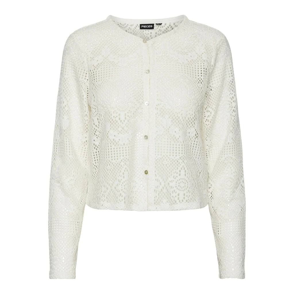 Pieces Dame Cardigan PCKADDI - Cloud Dancer