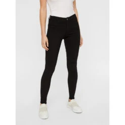 Pieces Dame Jeggins PCSKIN WEAR MW - Black
