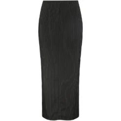 Pieces Dame Nederdel PCDIDI - Black Stripes