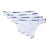 Pieces Dame Thong PCLOGO - Bright White