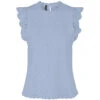 Pieces Dame Top PCOLLINE - Kentucky Blue