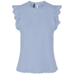 Pieces Dame Top PCOLLINE - Kentucky Blue