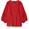 VERO MODA DAME BLUSE VMSOFIE - Fiery Red