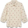 VERO MODA DAME SKJORTE VMFEAT - Birch Heart Emb Karander Red