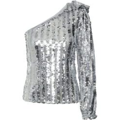 VERO MODA Dame Bluse VMEFI - Silver Colour