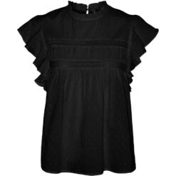 VERO MODA Dame Bluse VMTRINE - Black