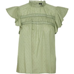 VERO MODA Dame Bluse VMTRINE - Hedge Green