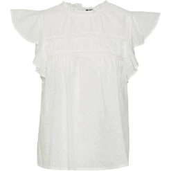 VERO MODA Dame Bluse VMTRINE - Snow White