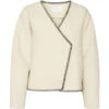 VERO MODA Dame Cardigan VMLENNA - Birch BLACK STITCH