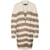 VERO MODA Dame Cardigan VMPHILINE - Birch W. BROWN LENTIL MELANGE