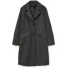 VERO MODA Dame Frakke VMFORTUNESARA - Dark Grey Melange