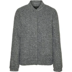 VERO MODA Dame Jakke VMAMBER - Medium Grey Melange