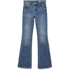 VERO MODA Dame Jeans VMFLASH - Medium Blue Denim