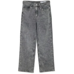 VERO MODA Dame Jeans VMTESSA - Medium Grey Denim RIVETS