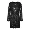 VERO MODA Dame Kjole VMEFA - Black Black Sequins