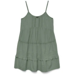 VERO MODA Dame Kjole VMPRETTY - Hedge Green