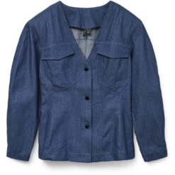 VERO MODA Dame Skjorte VMCARLA - Blue Indigo