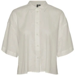 VERO MODA Dame Skjorte VMLINN - Moonbeam
