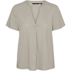 VERO MODA Dame Skjorte VMMYMILO - Silver Lining