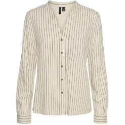 VERO MODA Dame Skjorte VMMYMILO - Silver Lining Anja