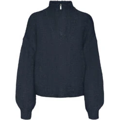 VERO MODA Dame Strik VMAWSOME - Navy Blazer