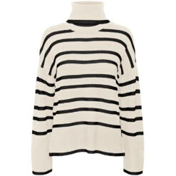 VERO MODA Dame Strik VMSABA - Birch BLACK