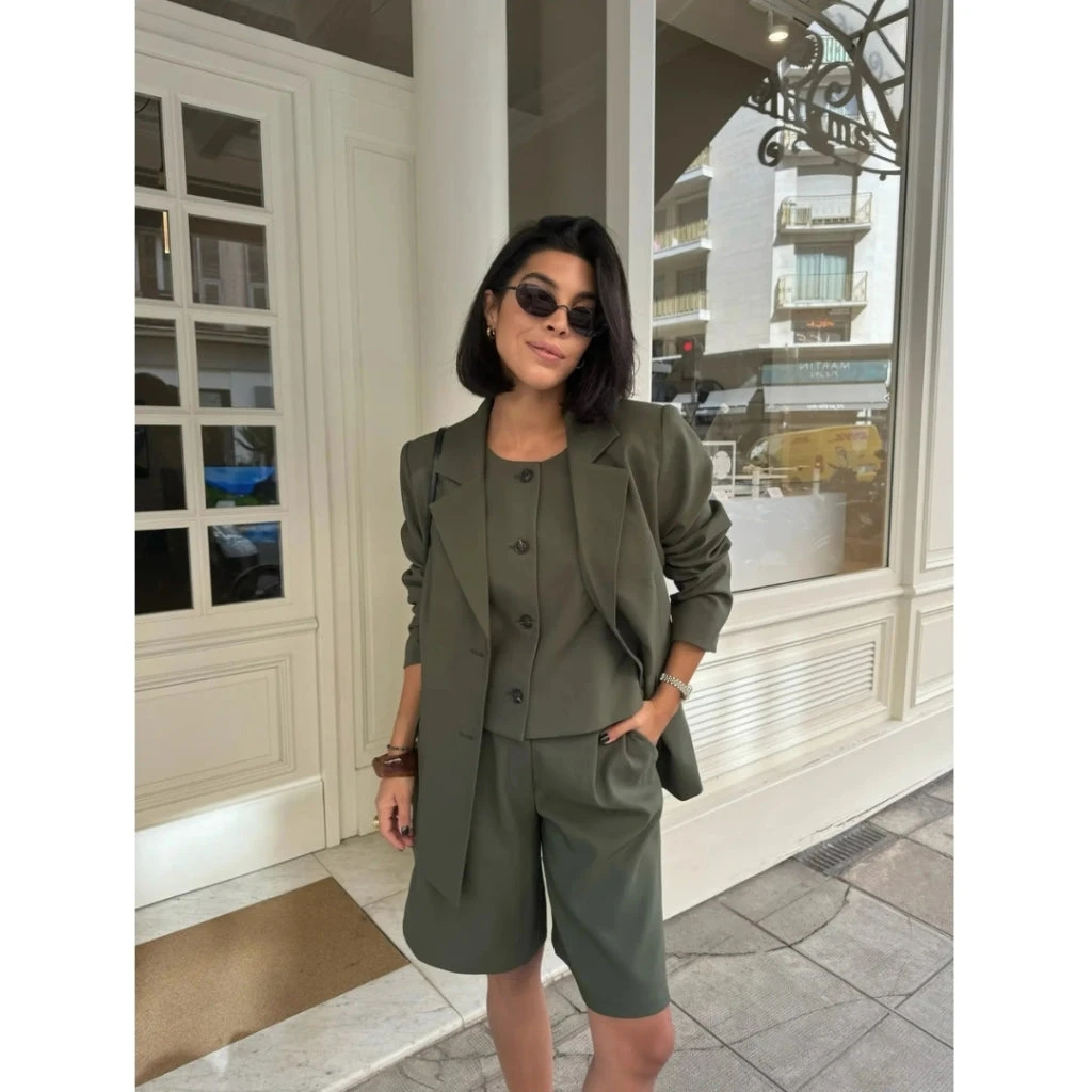 VILA DAME BLAZER VICULDA - Deep Depths - Billede 3