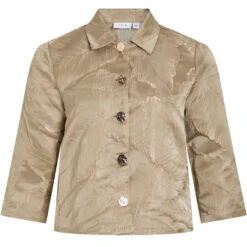 VILA DAME BLAZER VIISABELLE - Elm Jacquard