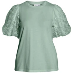 VILA Dame Bluse VISIMONIA - Silt Green