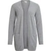 VILA Dame Cardigan VIRIL - Light Grey Melange