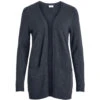 VILA Dame Cardigan VIRIL - Total Eclipse Melange