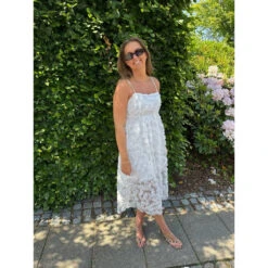 VILA Dame Kjole VILEONORA - Cloud Dancer