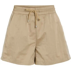 VILA Dame Shorts VIHABA - Feather Gray Birch Track