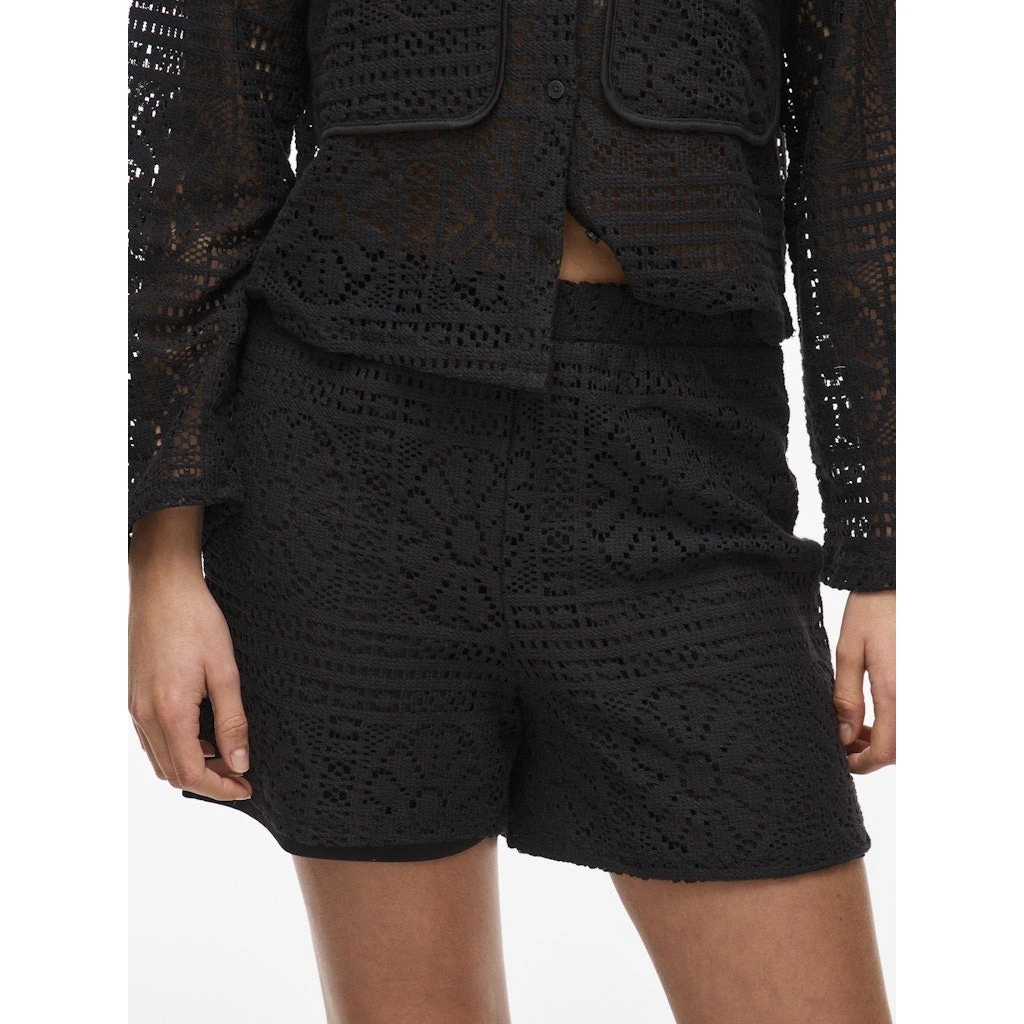 VILA Dame Shorts VIMERINDA - Black Beauty - Billede 6