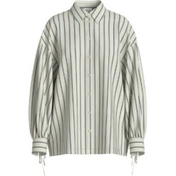 VILA Dame Skjorte VIBELFIE - Birch Navy Blazer