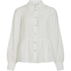 VILA Dame Skjorte VIKATRIA - Cloud Dancer