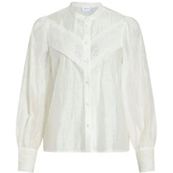 VILA Dame Skjorte VIMIKKA - Cloud Dancer