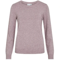 VILA Dame Strik VIRIL - Toadstool Light Melange