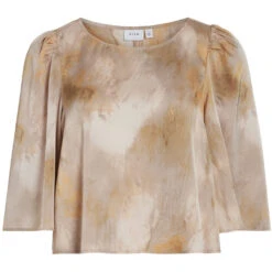 VILA Dame Top VINIKA - Birch Graphic