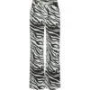 Vero Moda Dame Jeans VMTESSA - Bright White BLACK Z EBRA