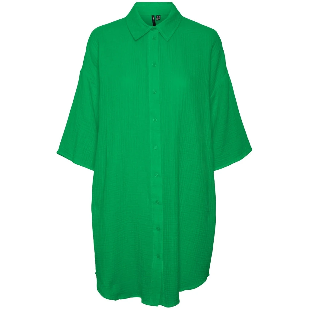 Vero Moda Dame Skjortekjole VmNatali - Bright Green