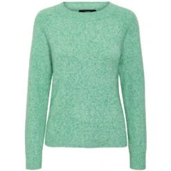 Vero Moda Dame Strik VMDOFFY - Bright Green MELANGE