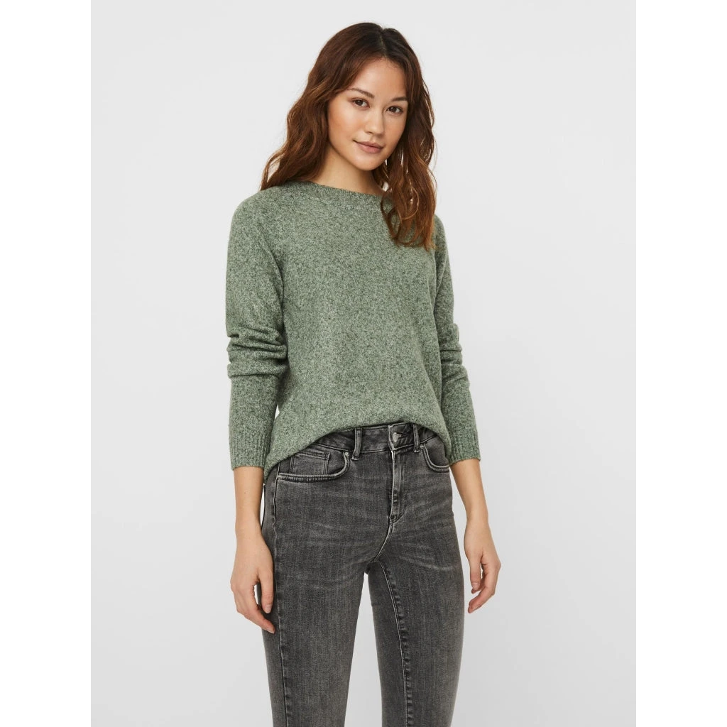 Vero Moda Dame Strik VMDOFFY - Laurel Wreath Melange