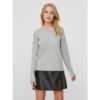 Vero Moda Dame Strik VMDOFFY - Light Grey Melange