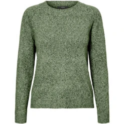 Vero Moda Dame Strik VMDOFFY - Rifle Green MELANGE