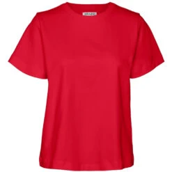 Vero Moda Dame T-shirt AWNAIMA - Racing Red