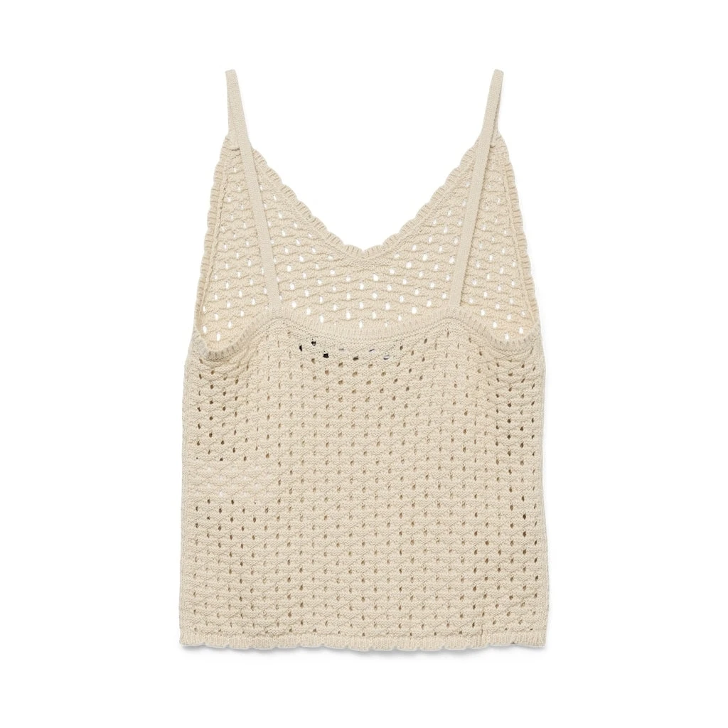 Vero Moda Dame Top VMREGINA - Birch - Billede 2