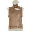 Vero Moda Dame Vest VMVEGA - Tigers Eye OATMEAL TEDDY