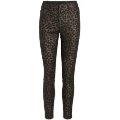 Vila Dame Coated Bukser VIJEGGY - Black Denim